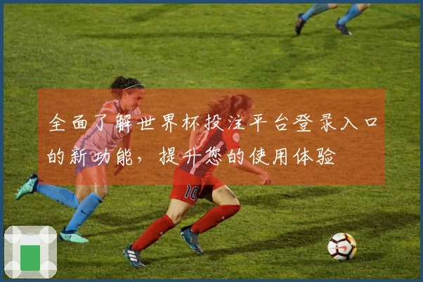 全面了解世界杯投注平台登录入口的新功能，提升您的使用体验