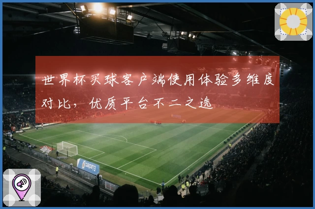 世界杯买球客户端使用体验多维度对比,优质平台不二之选