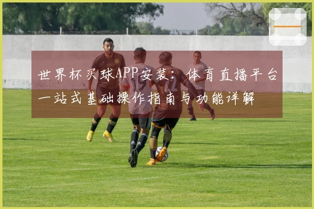 世界杯买球APP安装：体育直播平台一站式基础操作指南与功能详解